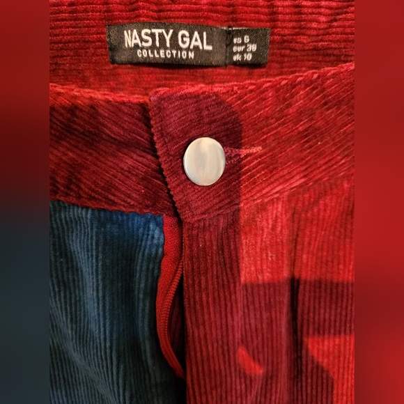 Nasty Gal Two Tone Trousers Women size 6 - Picture 3 of 3